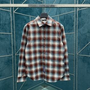 MAISON MARGIELA Color-Block Plaid Oversized Long Sleeve Shirt - Effortless Chic